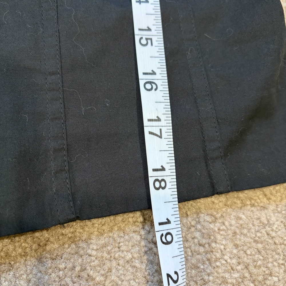 NWT GAP SzMed Tall black cropped fitted balloon sleeve top - Picture 10 of 12